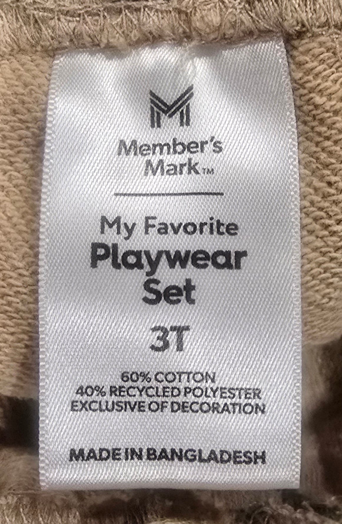 Member's Mark playwear set shorts