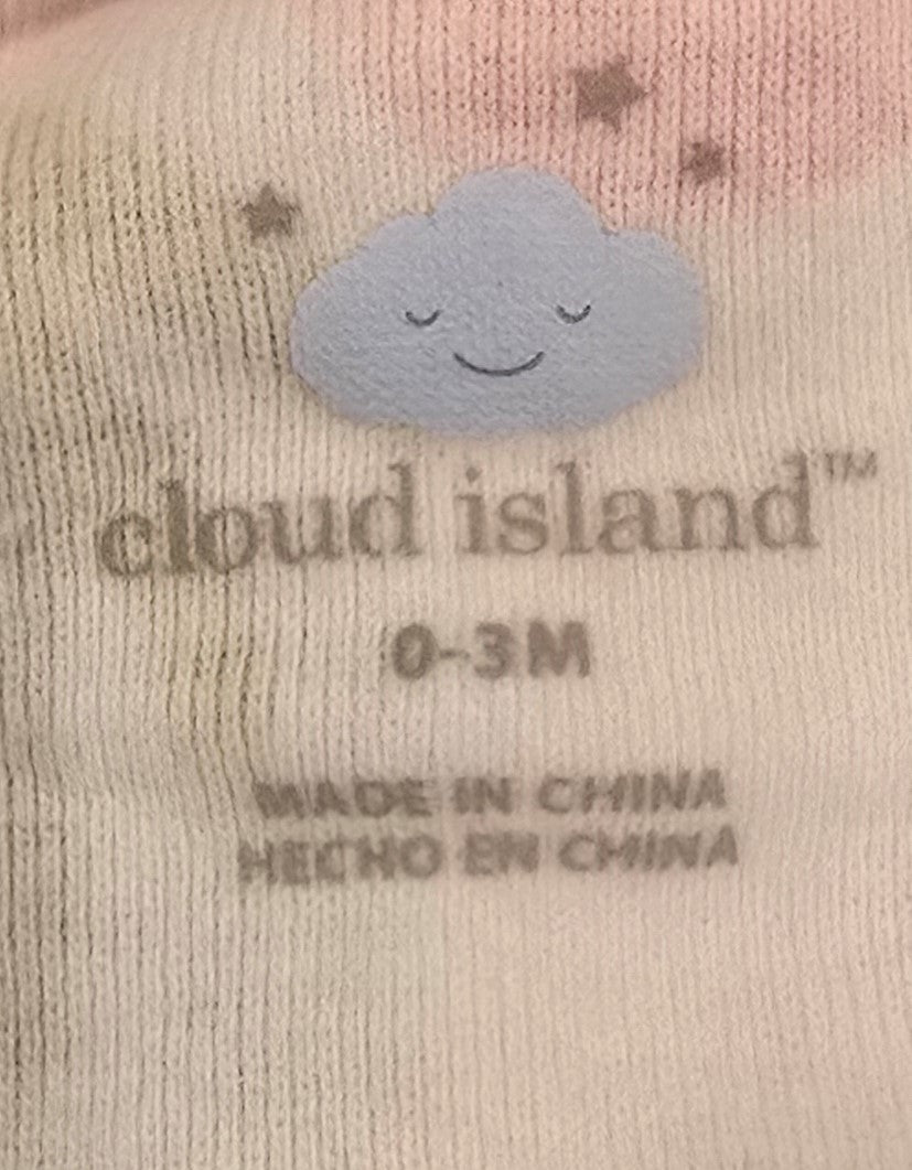 Cloud Island Girls Footie Pajamas