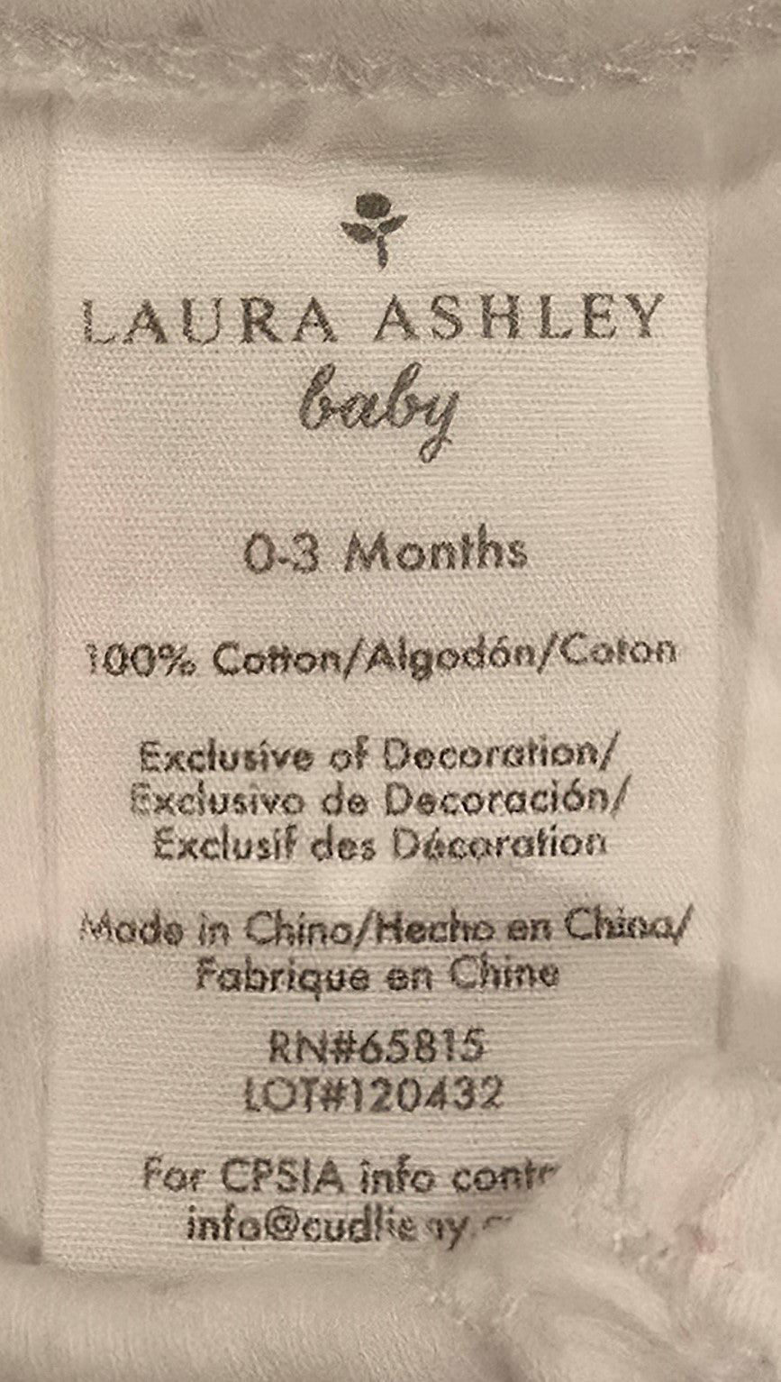 Laura Ashley Baby Girls Romper