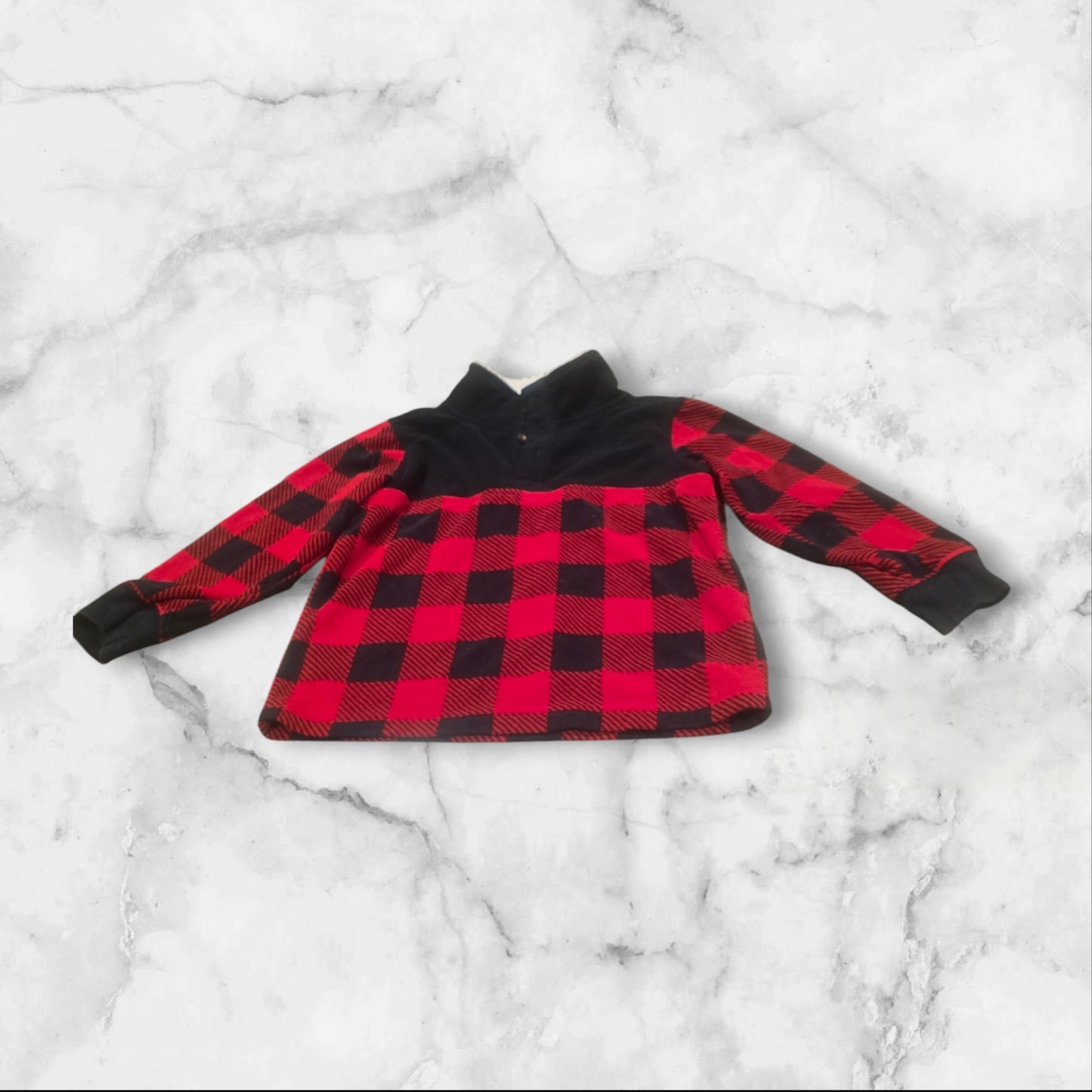 Carter's Buffalo Plaid Soft Fleece Pullover